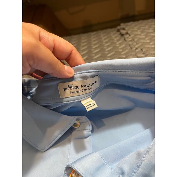 NWT Peter Millar Men's Solid Performance Jersey Polo Cradle Classics size XXL - Picture 4 of 8